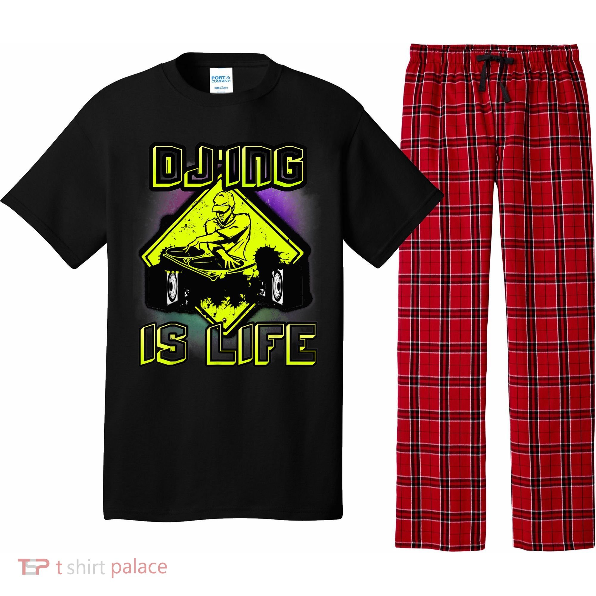 DJ'ING IS LIFE FOR A DJ DJ GEAR Pajama Set