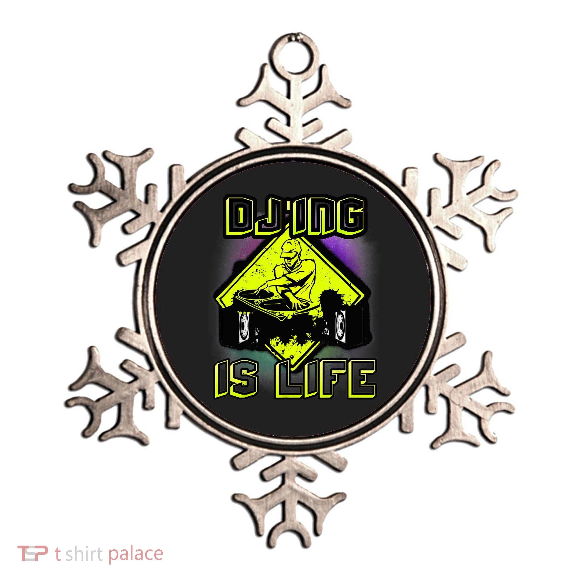 DJ'ING IS LIFE FOR A DJ DJ GEAR Ornament