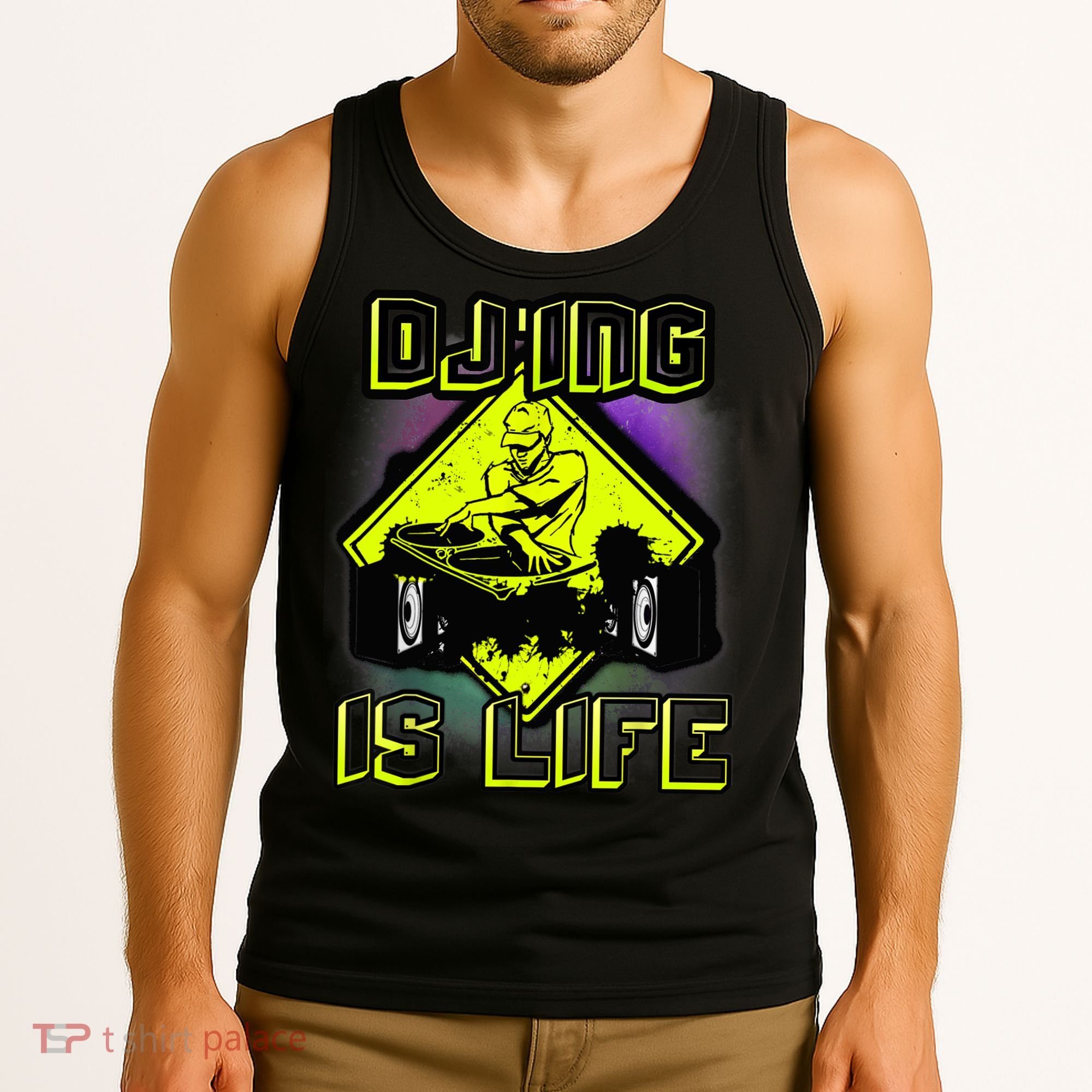 DJ'ING IS LIFE FOR A DJ DJ GEAR Tank Top