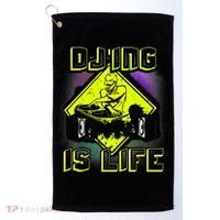 DJ'ING IS LIFE FOR A DJ DJ GEAR Golf Towel thumb 0