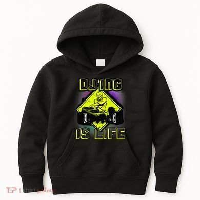 DJ'ING IS LIFE FOR A DJ DJ GEAR Kids Hoodie