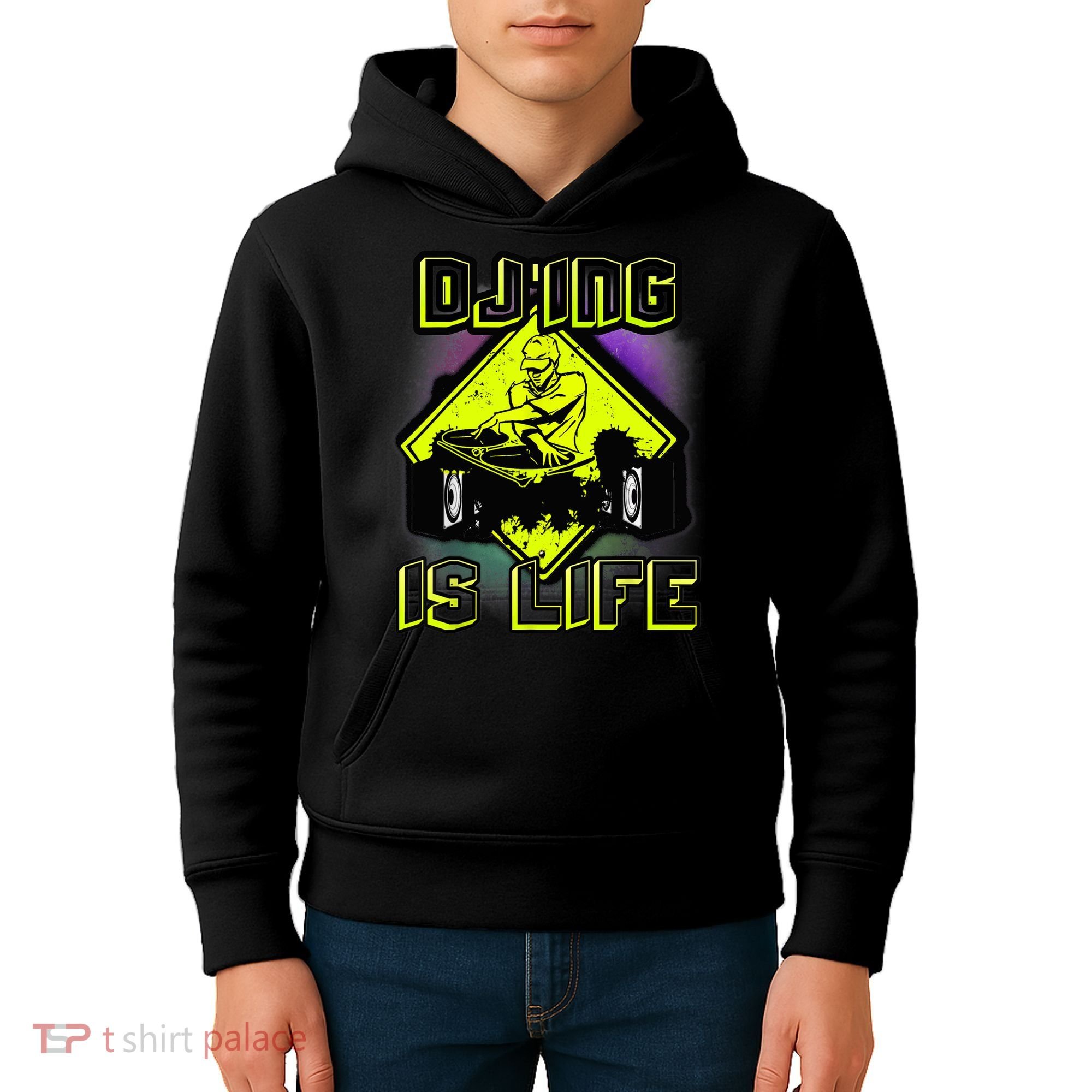 DJ'ING IS LIFE FOR A DJ DJ GEAR Kids Hoodie