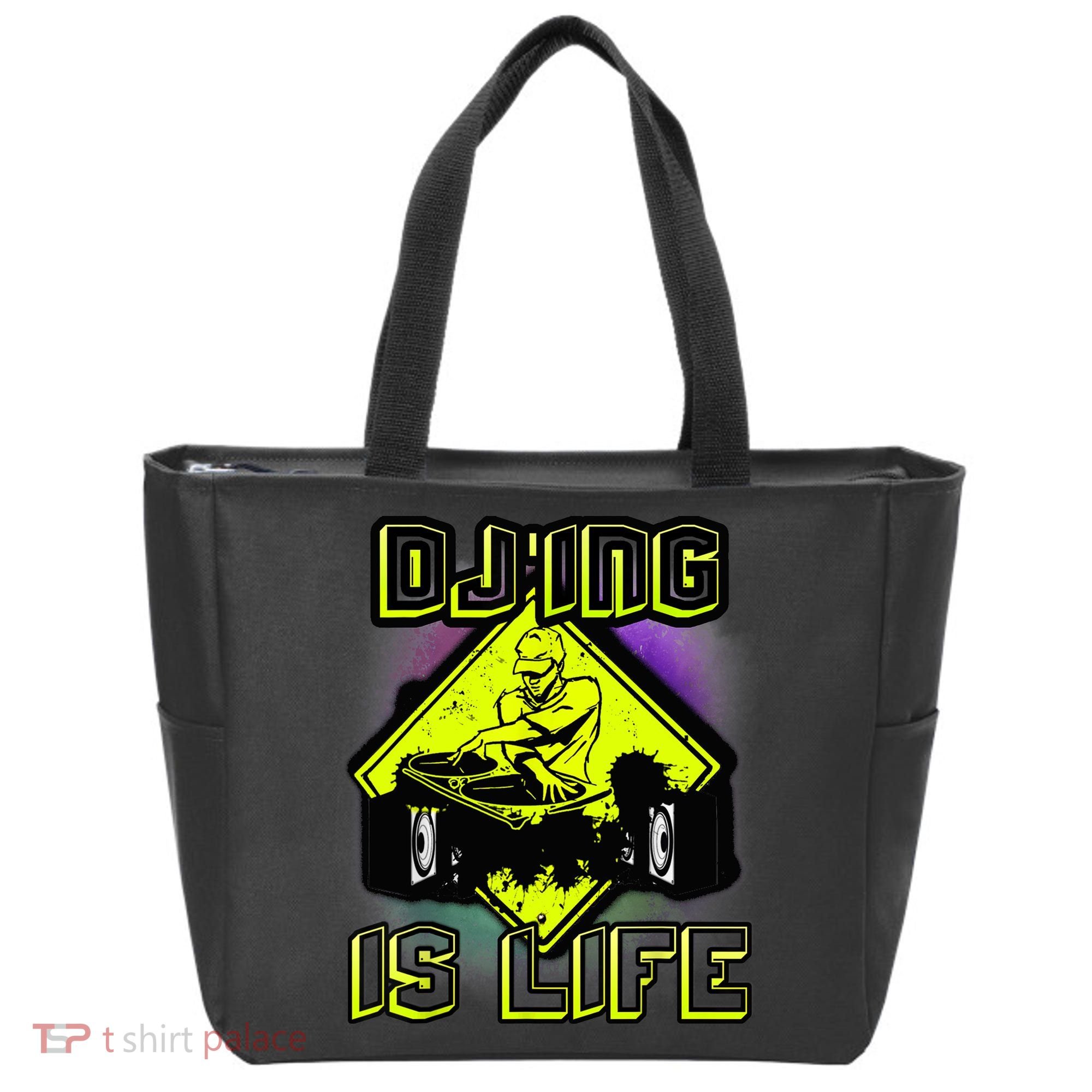 DJ'ING IS LIFE FOR A DJ DJ GEAR Tote Bag