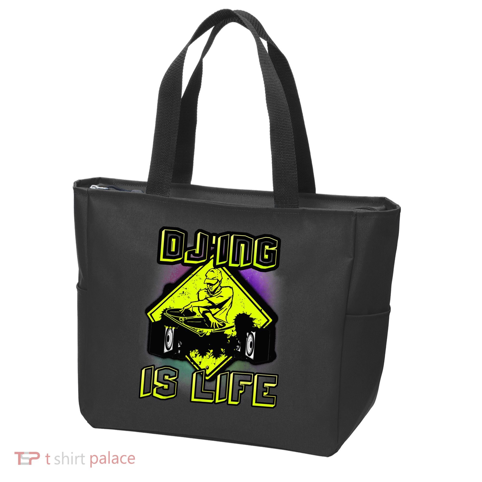 DJ'ING IS LIFE FOR A DJ DJ GEAR Tote Bag