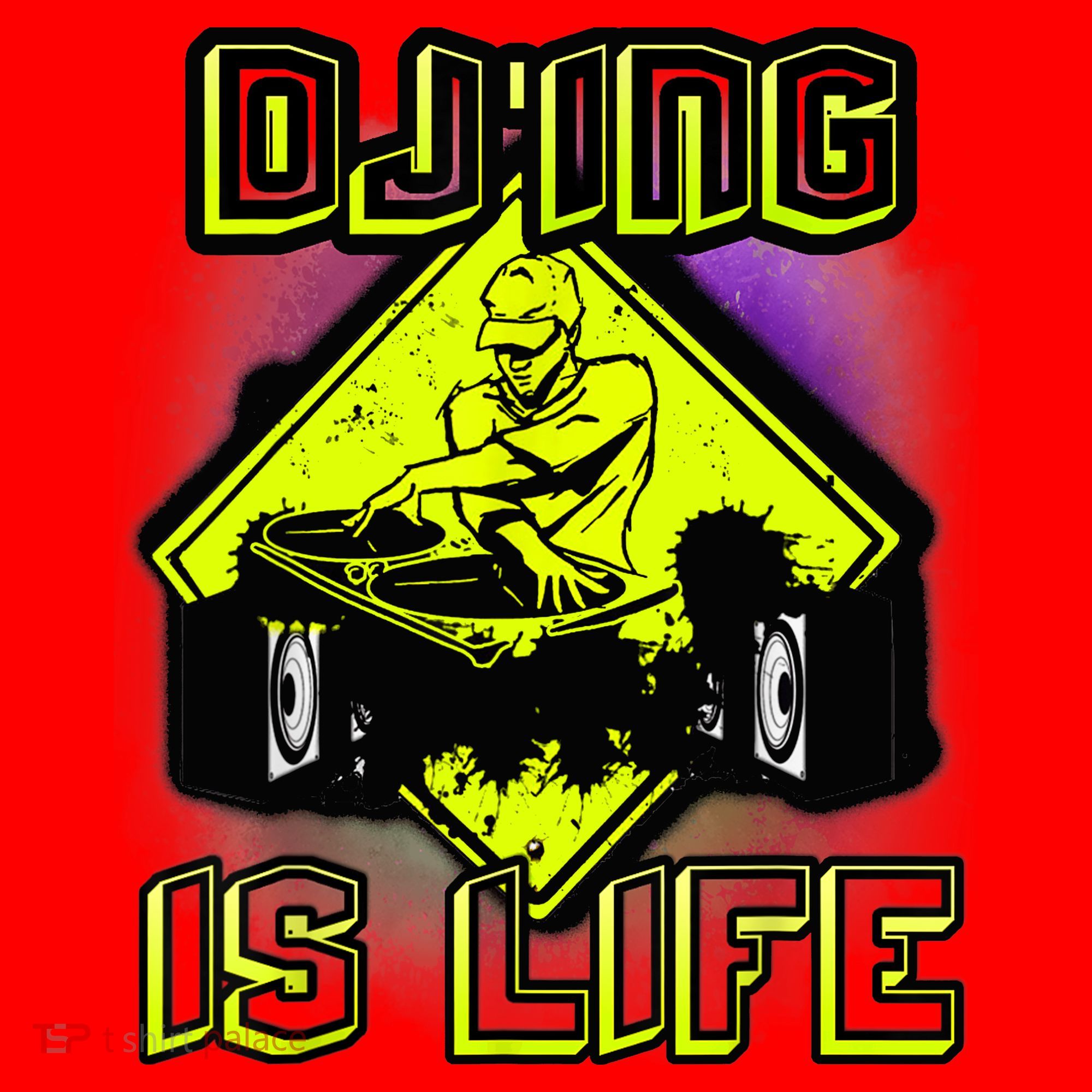 DJ'ING IS LIFE FOR A DJ DJ GEAR Santa Hat