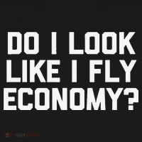 Do I Look Like I Fly Economy Funny Saying Travel Women's Hoodie thumb 2