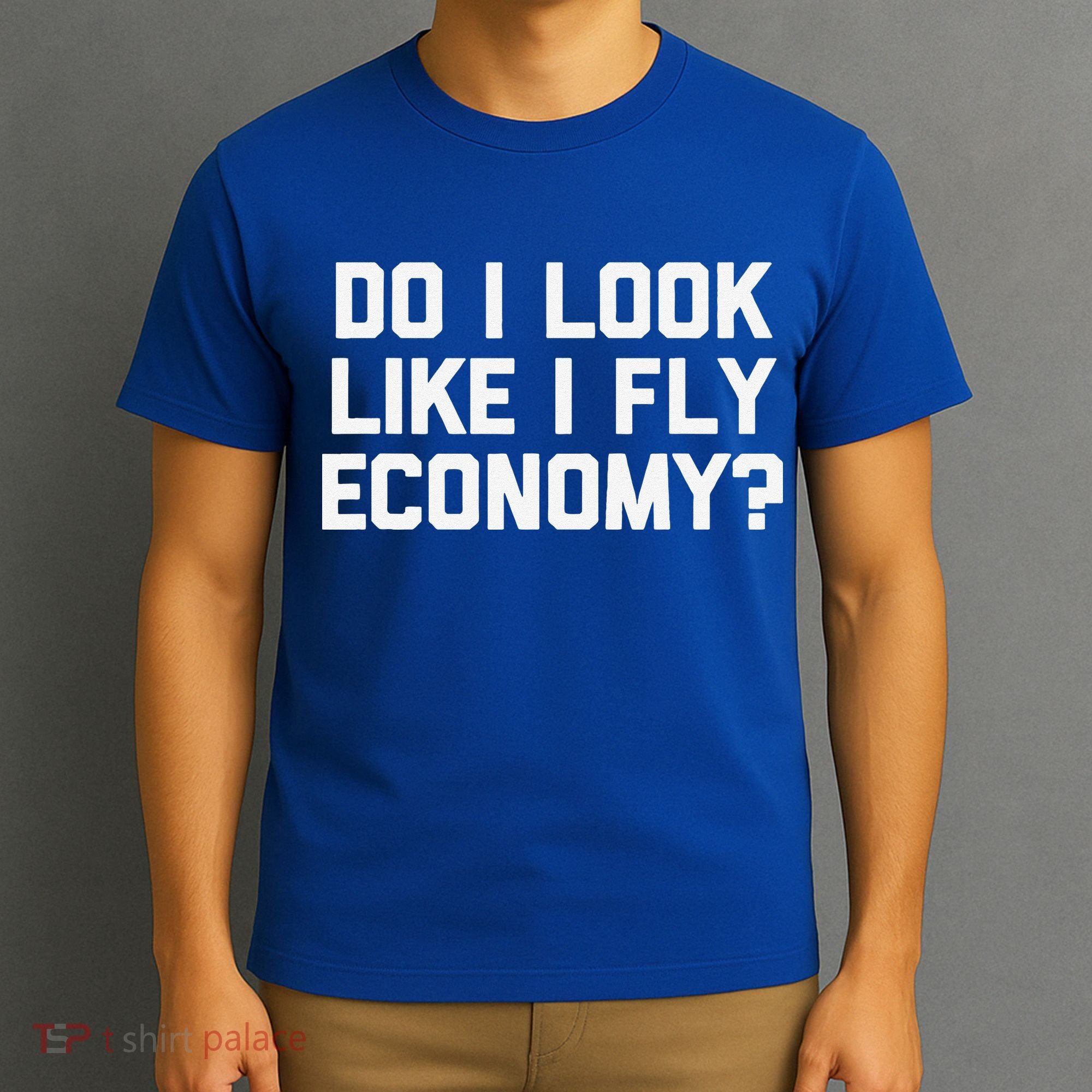 Do I Look Like I Fly Economy Funny Saying Travel T-Shirt