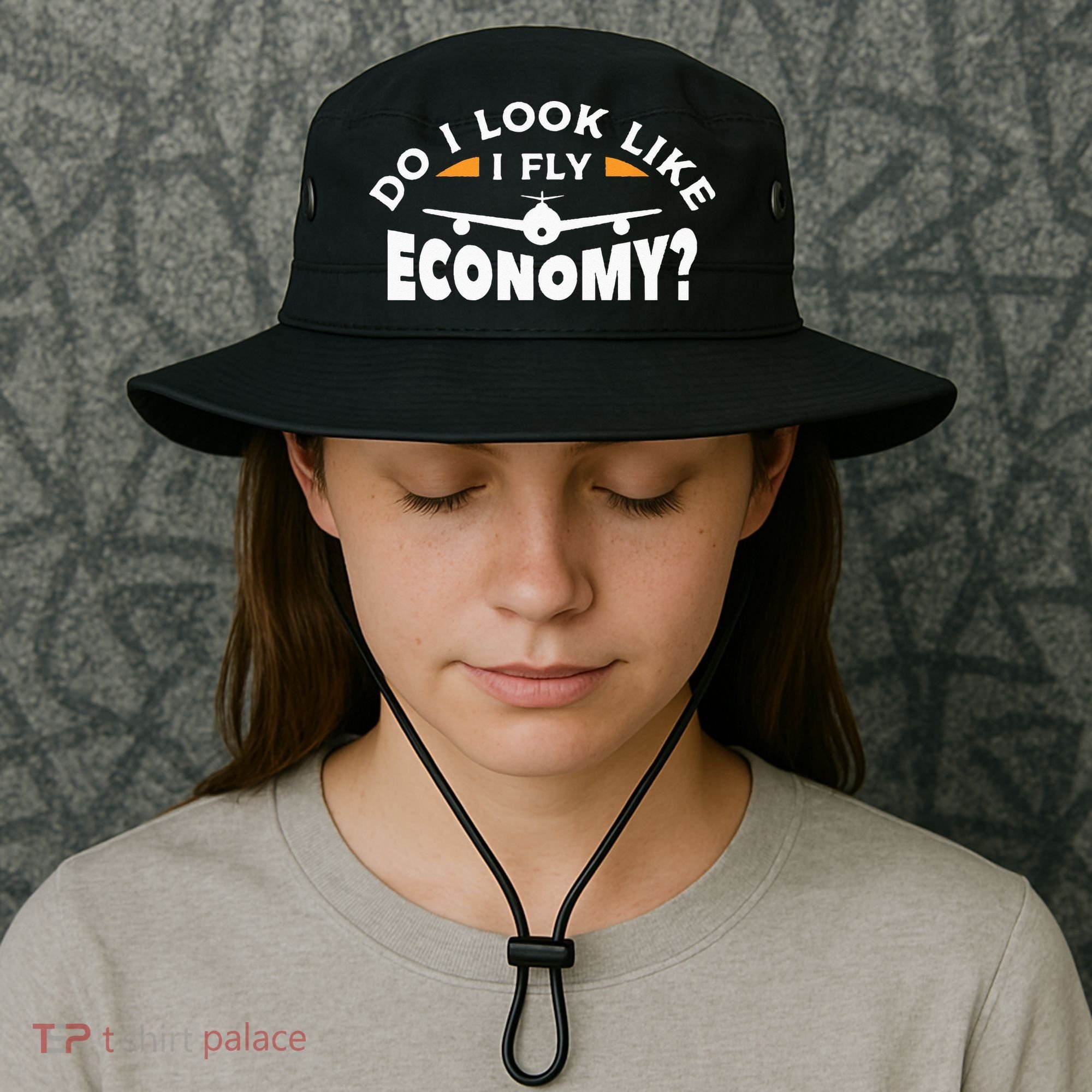 Do I Look Like I Fly Economy Pilot Aviation Aviator Bucket Hat