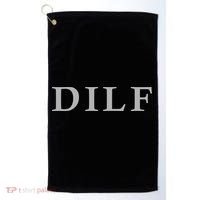 DILF Funny Dad Humor Golf Towel thumb 0
