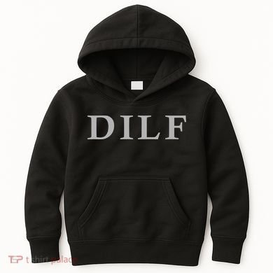 DILF Funny Dad Humor Kids Hoodie