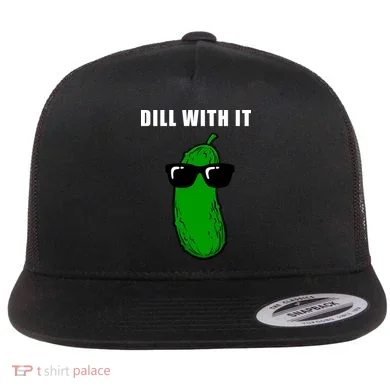Dill With It Flat Bill Trucker Hat