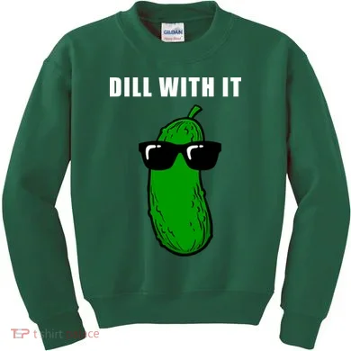 Dill With It Kids Sweatshirt