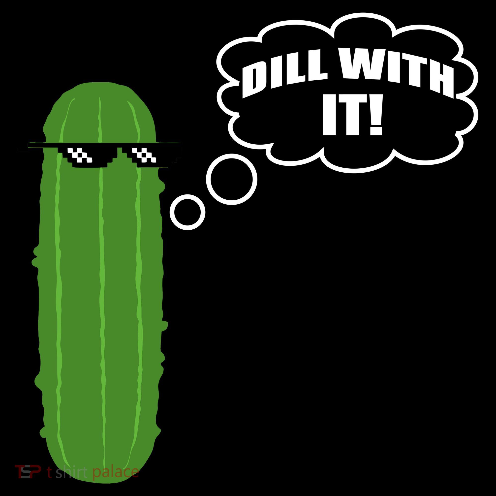 Dill With It Pickle USA-Made Doggie Bandana