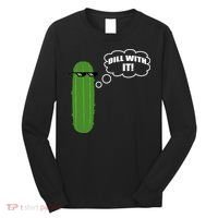 Dill With It Pickle Long Sleeve Shirt thumb 0