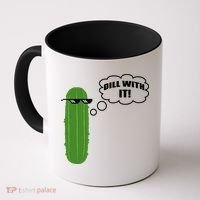 Dill With It Pickle Coffee Mug thumb 0