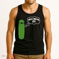 Dill With It Pickle Tank Top thumb 3