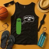 Dill With It Pickle Tank Top thumb 4
