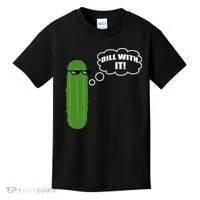 Dill With It Pickle Kids T-Shirt thumb 0