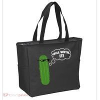 Dill With It Pickle Tote Bag thumb 2