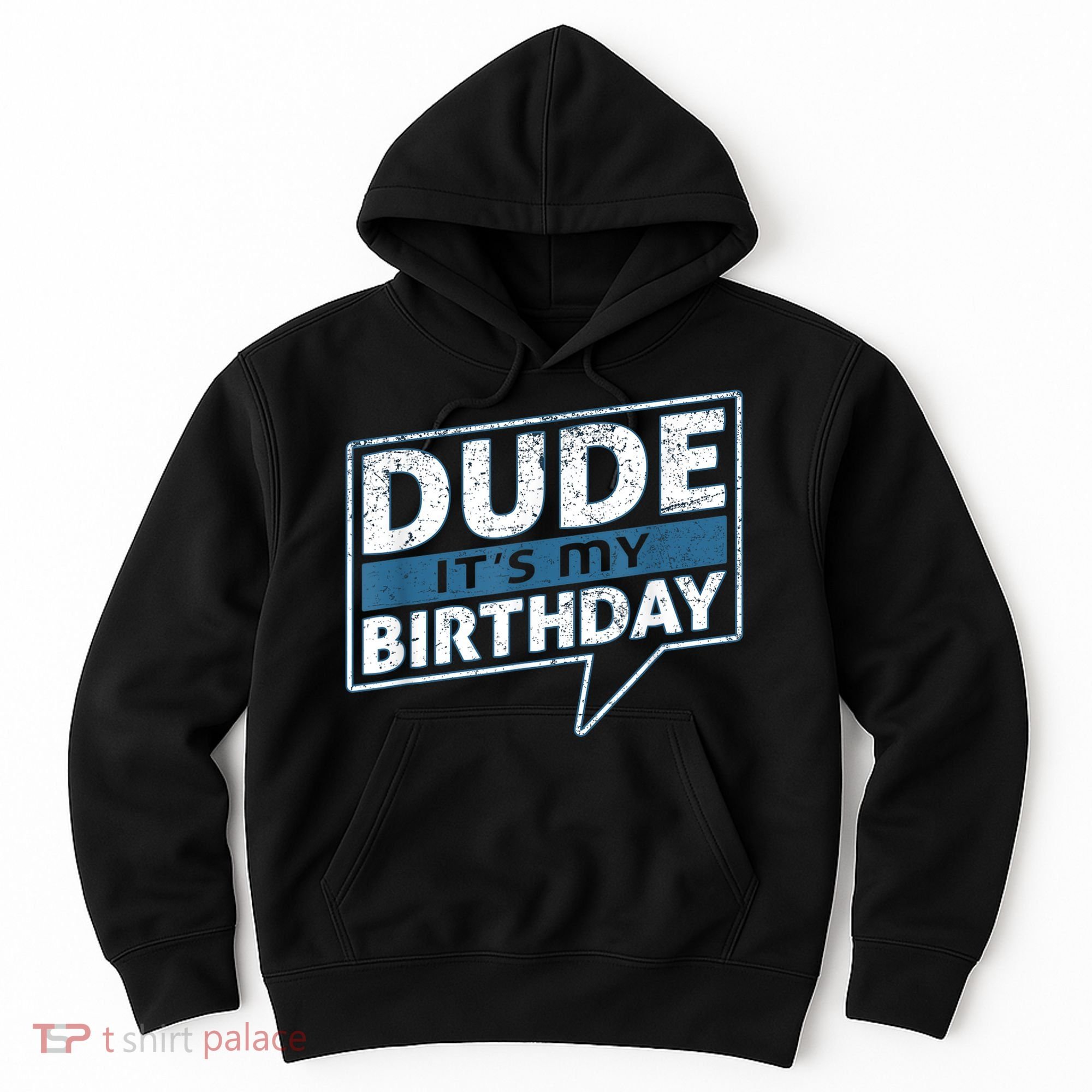 Dude Its My Birthday Party Happy Celebration Hoodie
