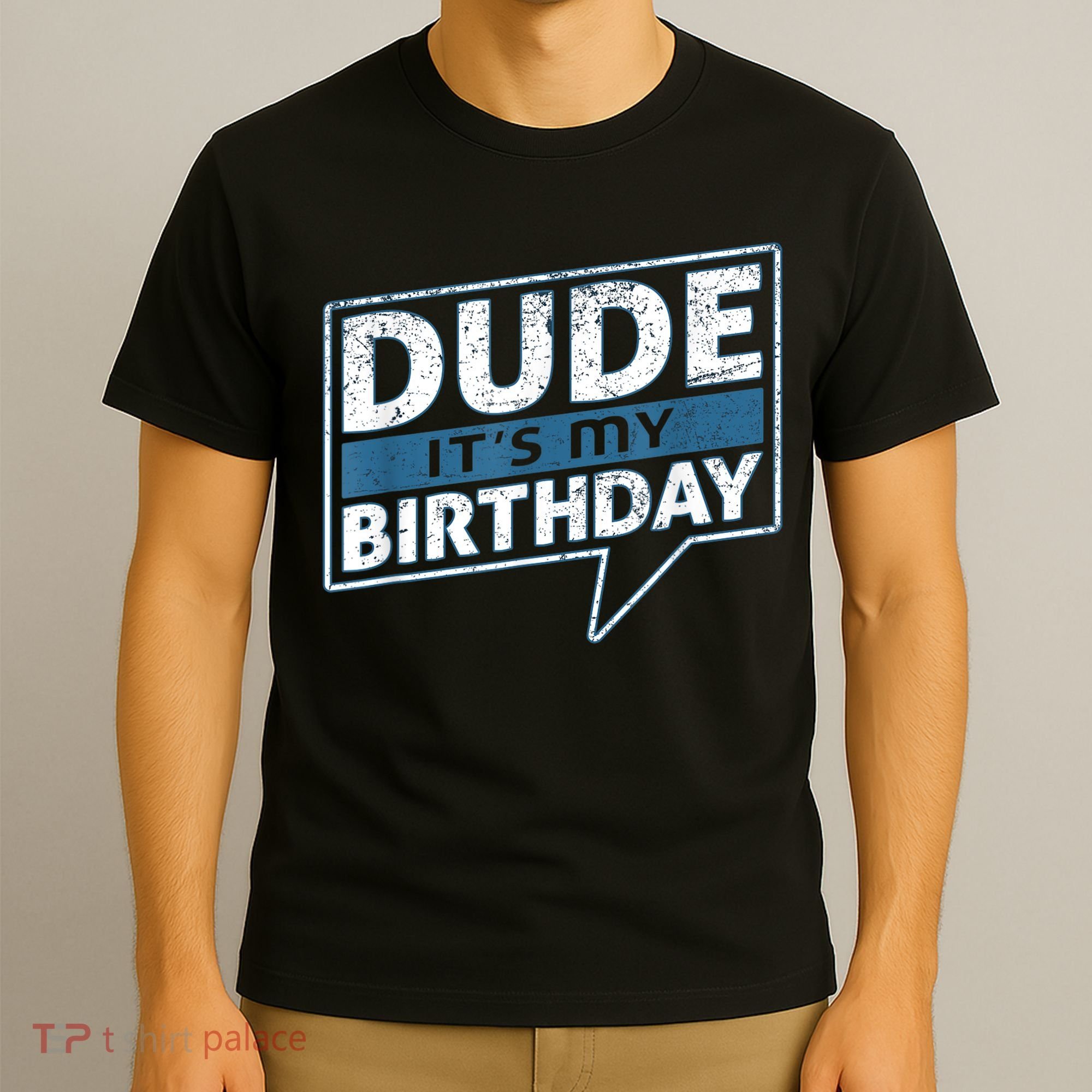 Dude Its My Birthday Party Happy Celebration T-Shirt