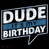 Dude Its My Birthday Party Happy Celebration Baby Bodysuit thumb 2