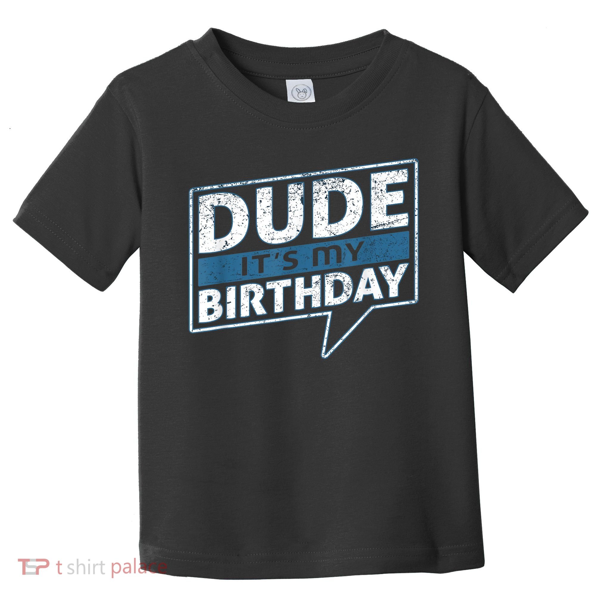 Dude Its My Birthday Party Happy Celebration Toddler T-Shirt