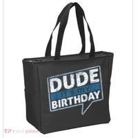 Dude Its My Birthday Party Happy Celebration Tote Bag thumb 2