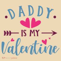 Daddy Is My Valentine Cute Holiday Tote Bag thumb 4