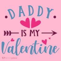 Daddy Is My Valentine Cute Holiday Coaster thumb 2