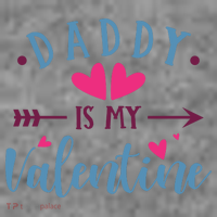 Daddy Is My Valentine Cute Holiday Toddler Hoodie thumb 2