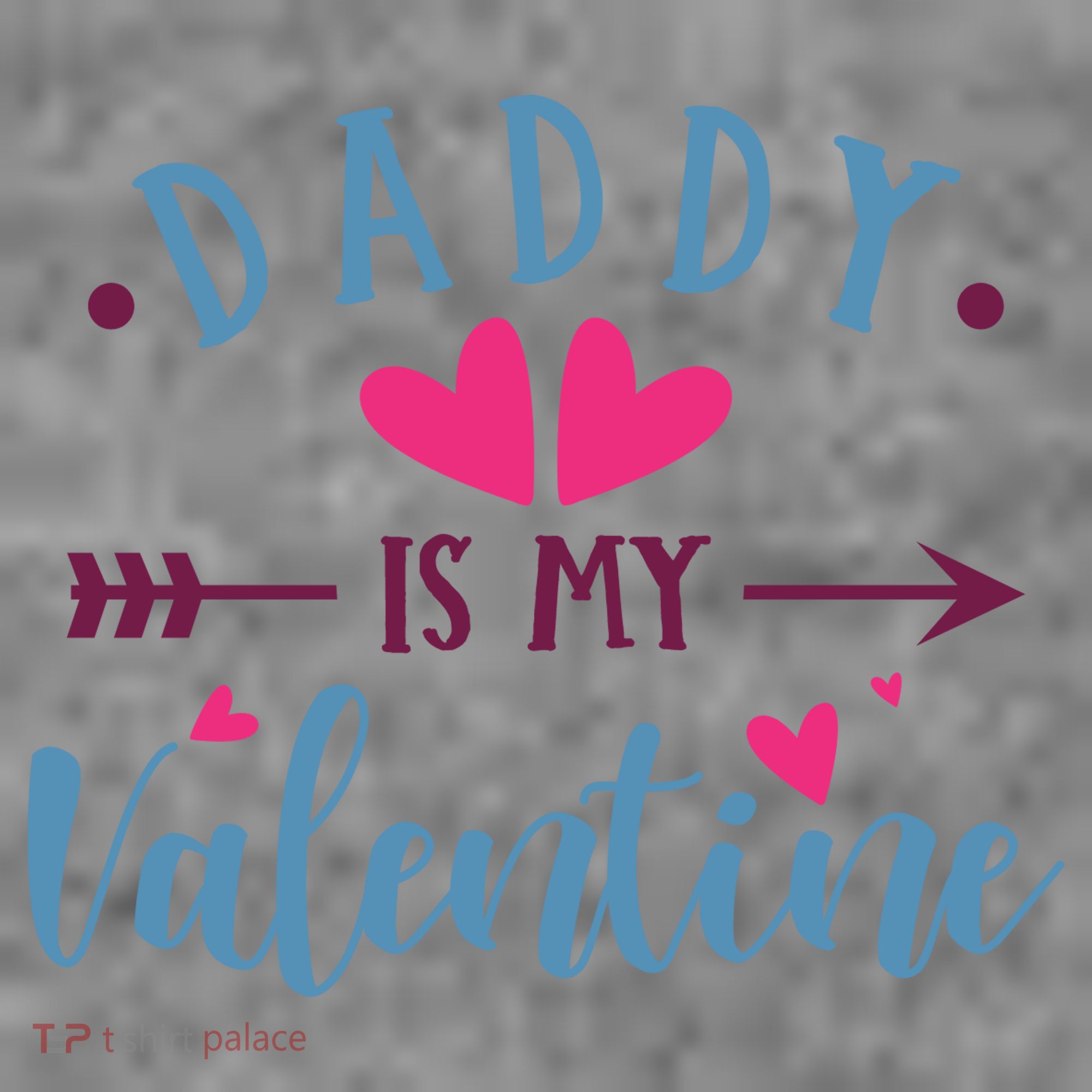 Daddy Is My Valentine Cute Holiday Toddler Hoodie