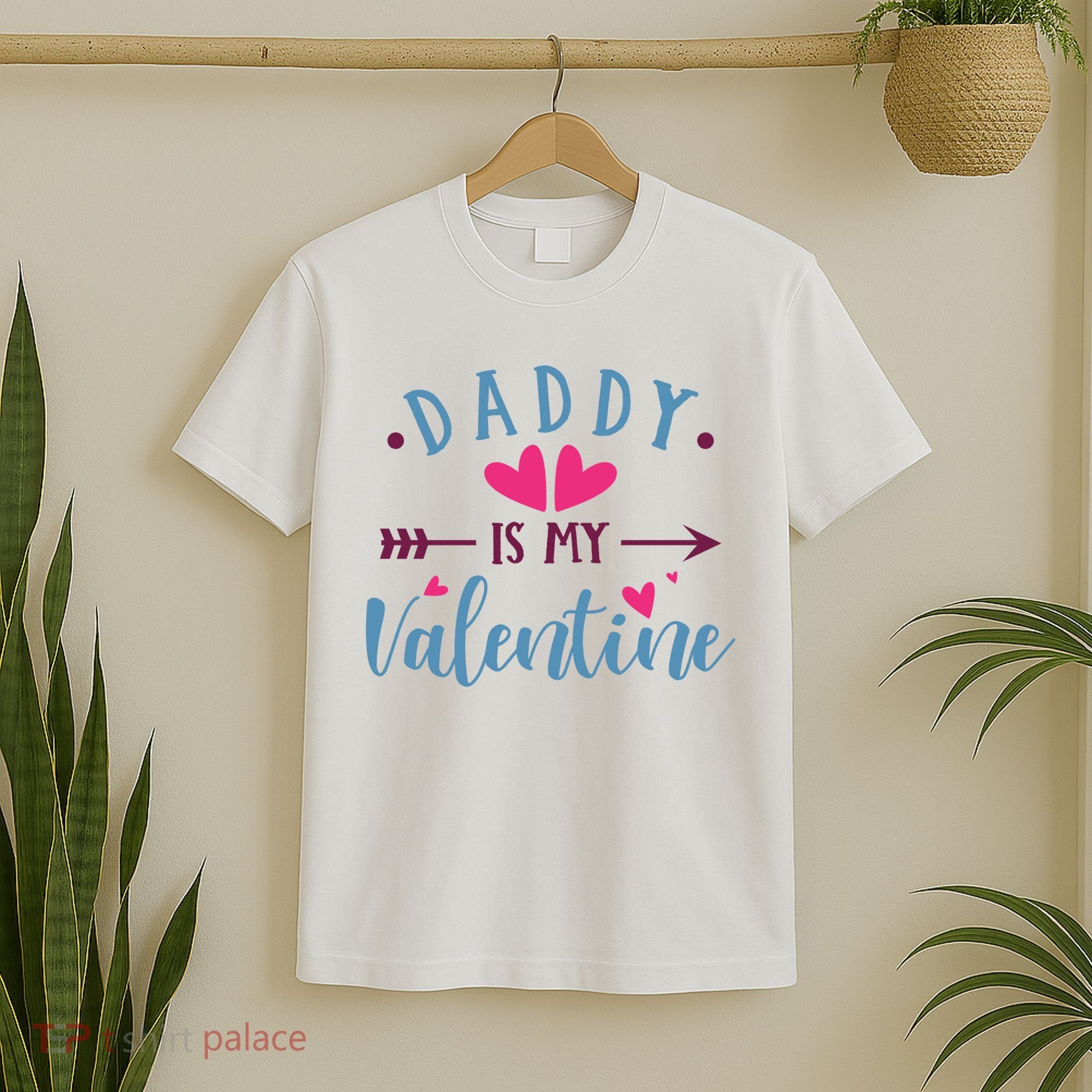 Daddy Is My Valentine Cute Holiday T-Shirt