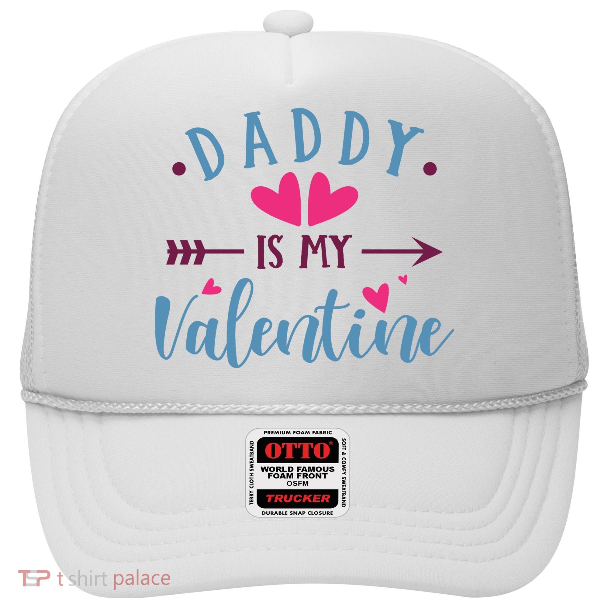 Daddy Is My Valentine Cute Holiday Hat