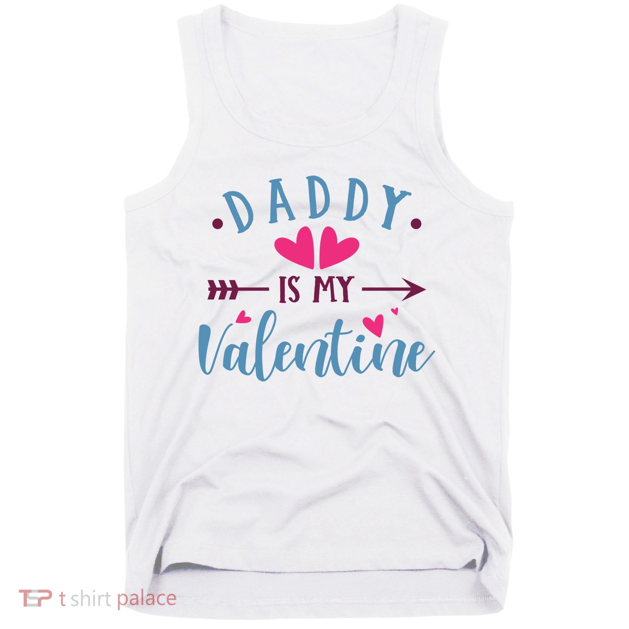 Daddy Is My Valentine Cute Holiday Tank Top