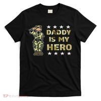 Daddy Is My Hero Military T-Shirt thumb 0