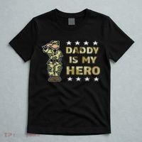 Daddy Is My Hero Military T-Shirt thumb 5