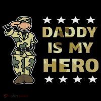 Daddy Is My Hero Military Mousepad thumb 1