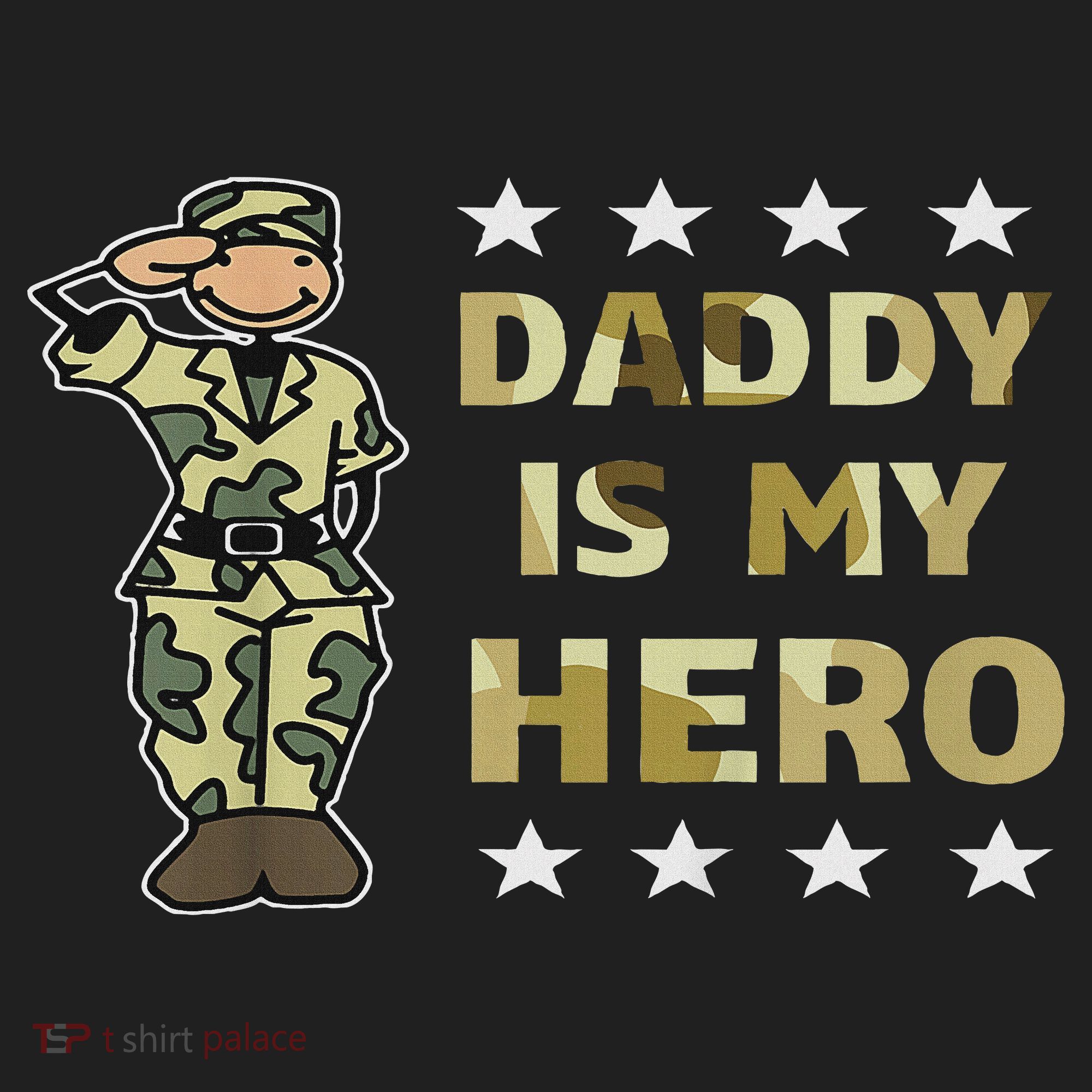 Daddy Is My Hero Military Hat
