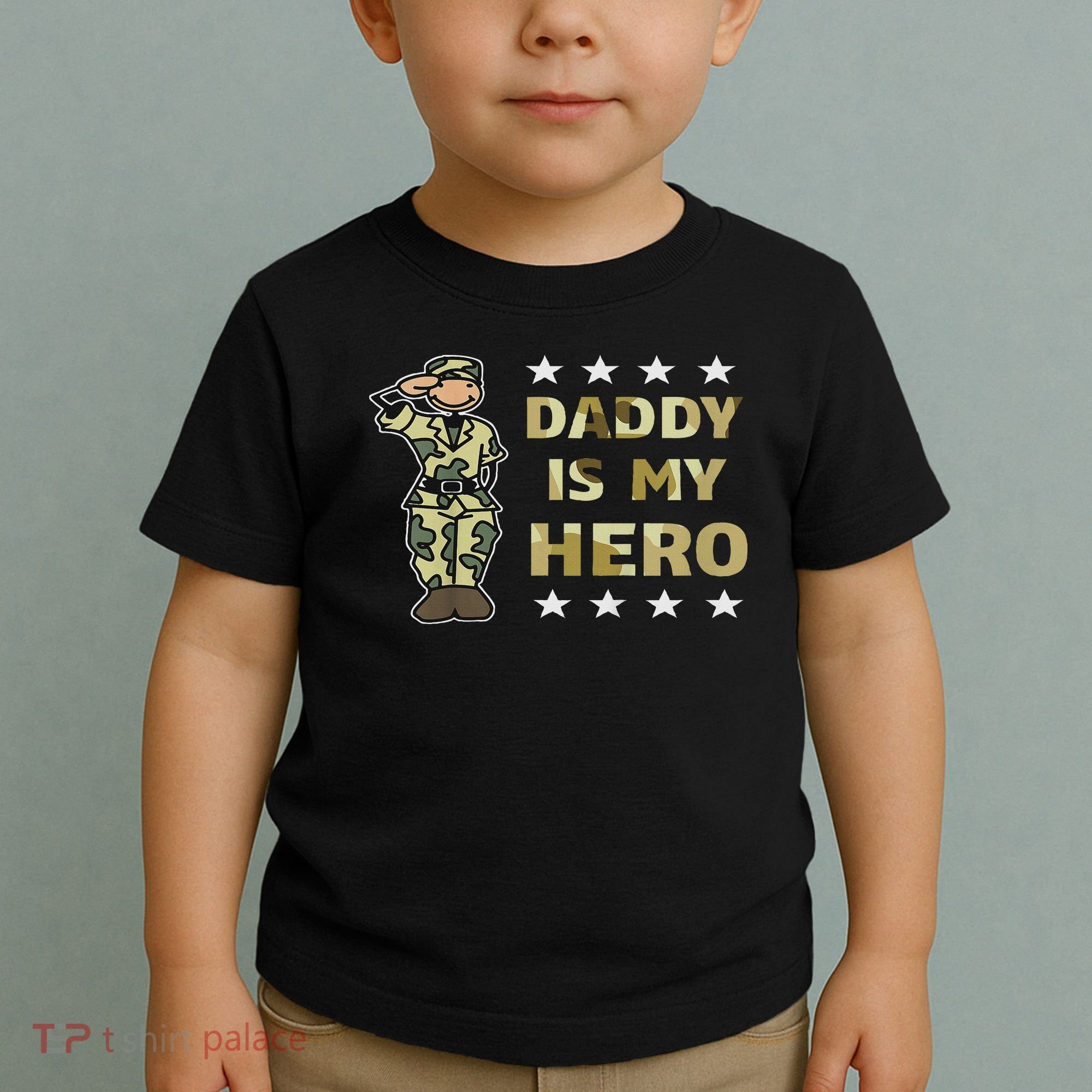 Daddy Is My Hero Military Toddler T-Shirt