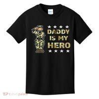 Daddy Is My Hero Military Kids T-Shirt thumb 0