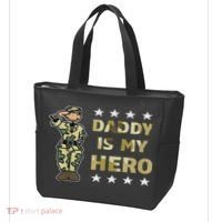 Daddy Is My Hero Military Tote Bag thumb 3