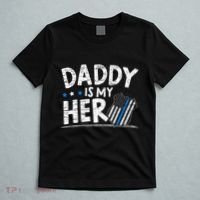 Daddy Is My Hero Police Thin Blue Line Law Enforcement T-Shirt thumb 5