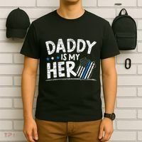 Daddy Is My Hero Police Thin Blue Line Law Enforcement T-Shirt thumb 6