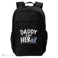 Daddy Is My Hero Police Thin Blue Line Law Enforcement Backpack thumb 0