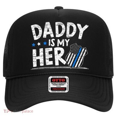 Daddy Is My Hero Police Thin Blue Line Law Enforcement Hat