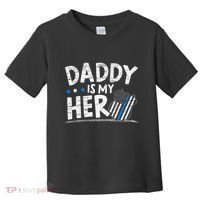 Daddy Is My Hero Police Thin Blue Line Law Enforcement Toddler T-Shirt thumb 0