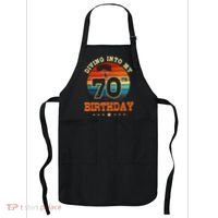 Diving Into My 70th Birthday Sky Diving Parachute Lover Apron thumb 0