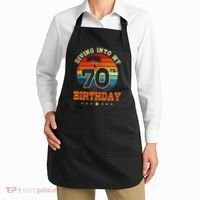Diving Into My 70th Birthday Sky Diving Parachute Lover Apron thumb 2