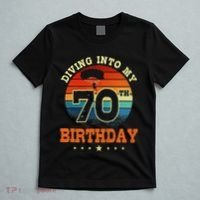 Diving Into My 70th Birthday Sky Diving Parachute Lover T-Shirt thumb 5